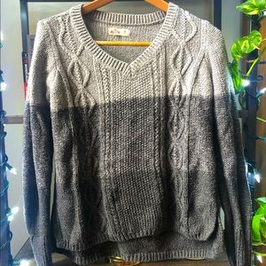 Comfy Grey Hollister Sweater